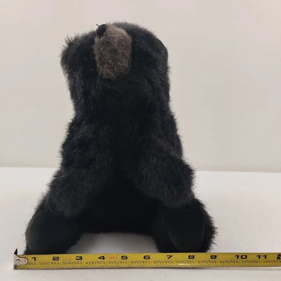 Vintage Folkmanis Furry Folk Baby Black Bear Hand Puppet Cub Plush - Picture 9 of 10